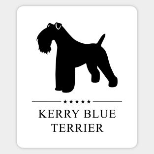 Kerry Blue Terrier Black Silhouette Sticker